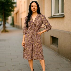 Cinq a Sept Dayna Midi Dress Size 4
